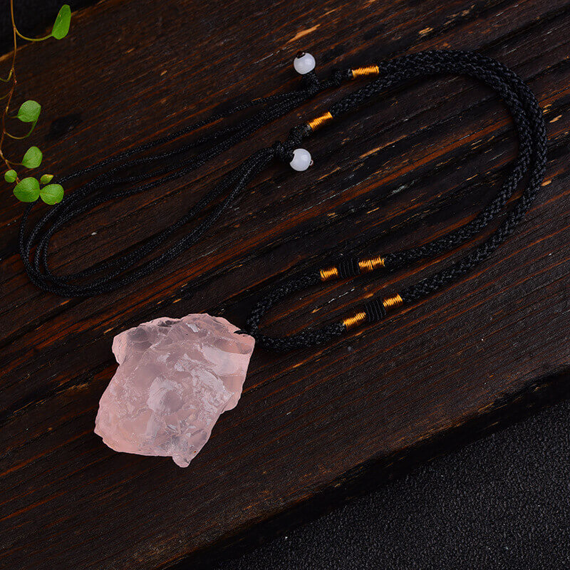 Rose Quartz Necklaces Wholesale Raw Stones - Image 4