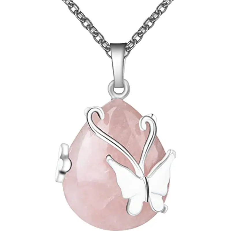 Butterfly Necklace Wholesale Crystal Pendant - Image 5
