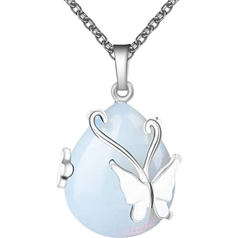 Butterfly Necklace Wholesale Crystal Pendant - Image 4
