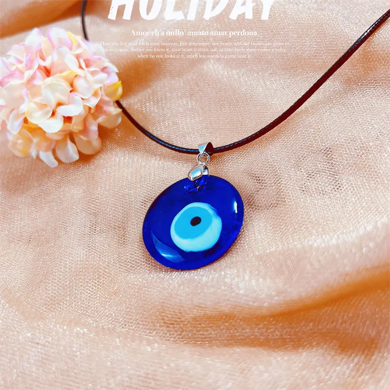 Alternative view of Evil Eye Necklace Wholesale Glass Pendant