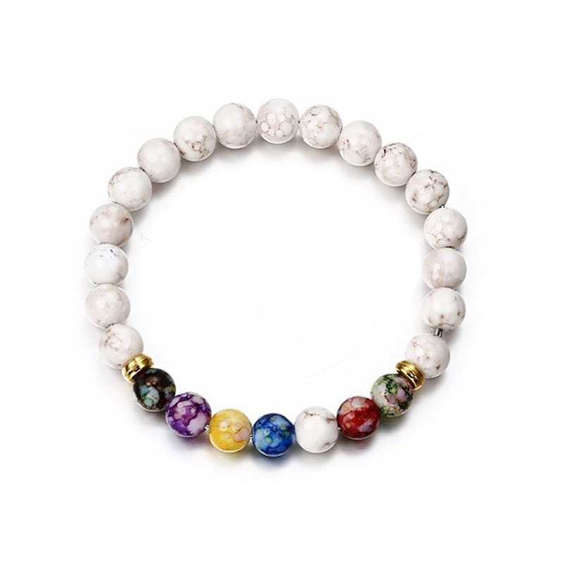 Alternative view of 7 Chakra Beads Bracelet Crystal Wholesale
