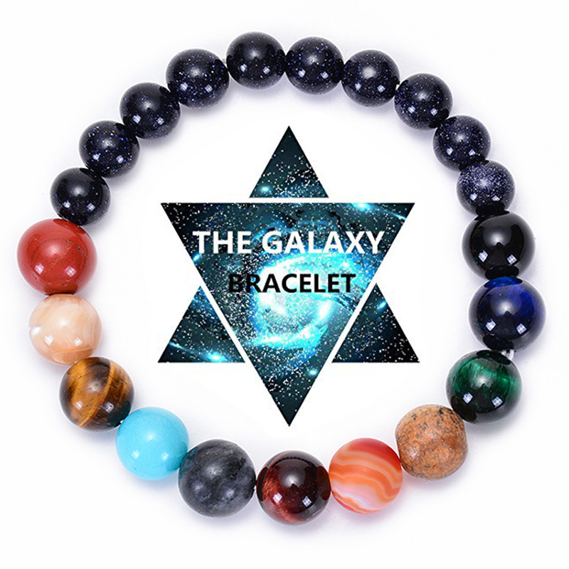 Cosmic Planets Bracelet Wholesale Beaded Stones Crystal