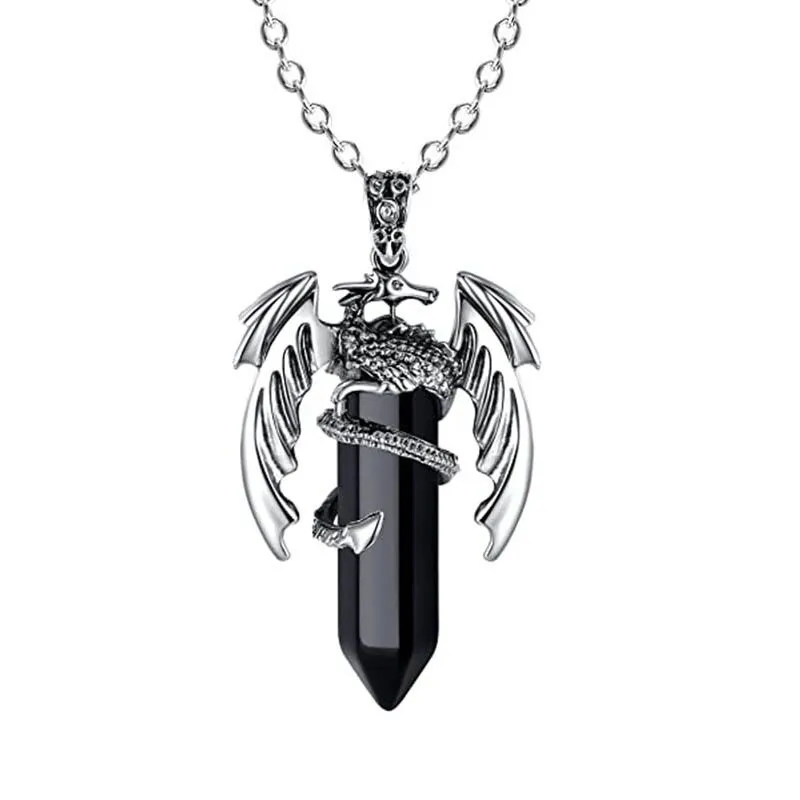 Dragon Crystal Necklaces for Men Women - Image 4