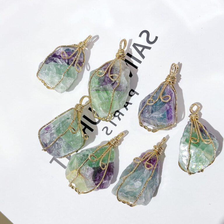 Fluorite Necklace Wholesale Raw Stone