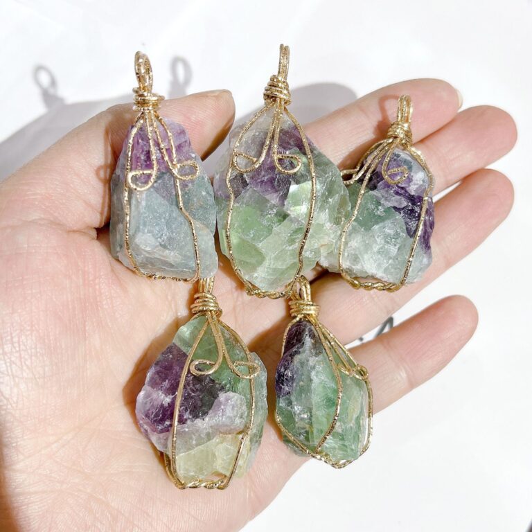 Fluorite Necklace Wholesale Raw Stone - Image 5
