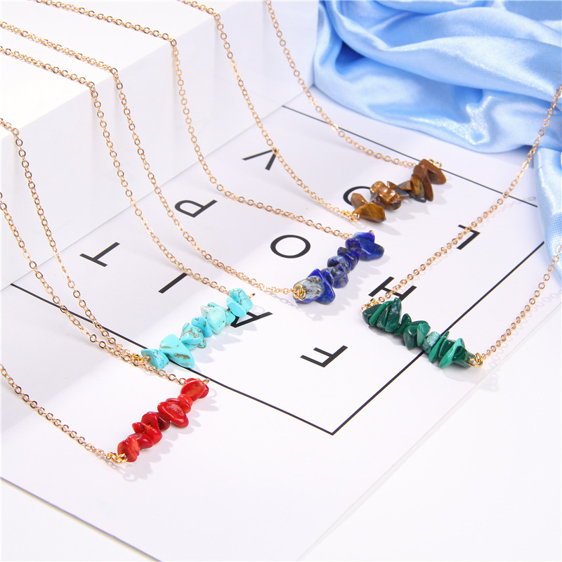 Gravel Stone Pendant Necklace Wholesale
