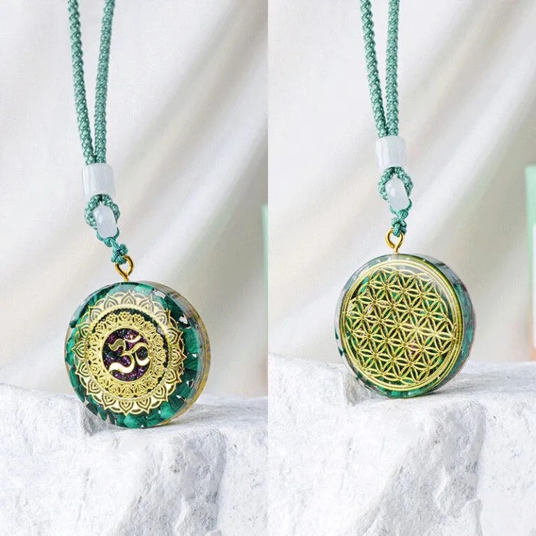 Healing Orgone Crystal Necklace Pendant - Image 5