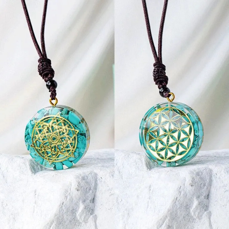 Healing Orgone Crystal Necklace Pendant - Image 6