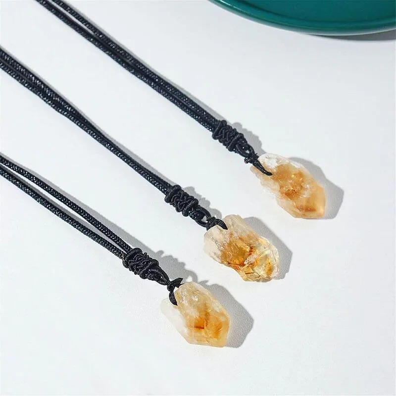 Raw Citrine Stone Necklace Crystal Wholesale - Image 7