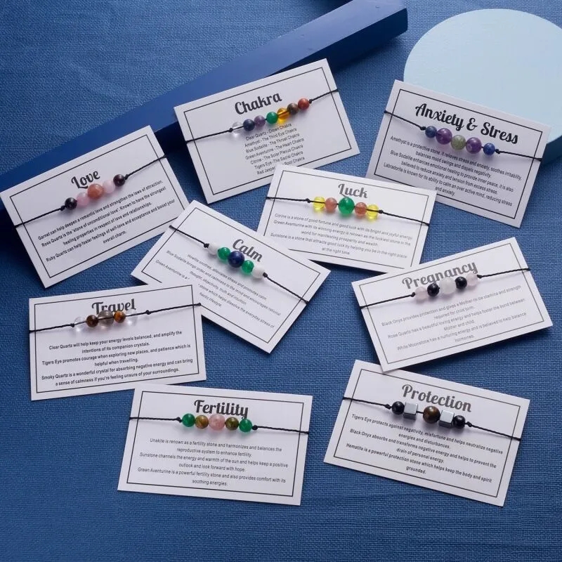 Alternative view of Reiki Healing Beads Crystal Bracelet Jewelry Bulk
