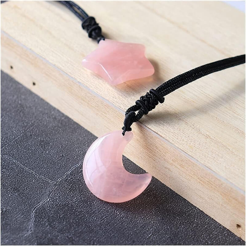 Star and Moon Necklace Quartz Crystal Wholesale - Image 5