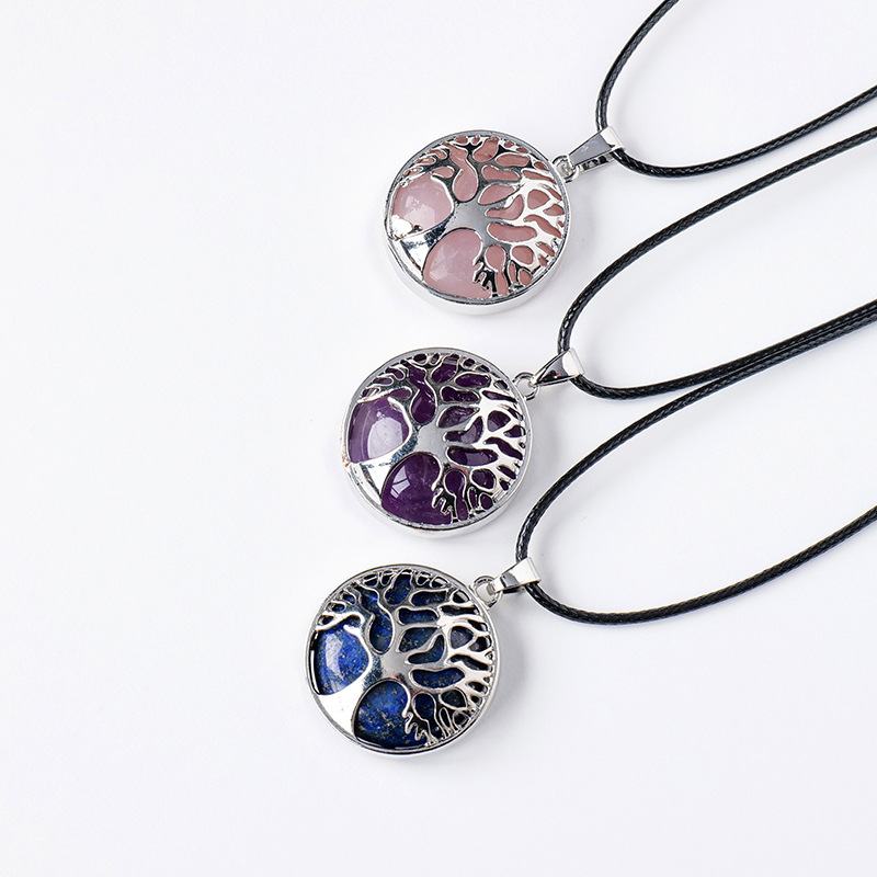 Tree Of Life Necklace Round Wholesale Pendant