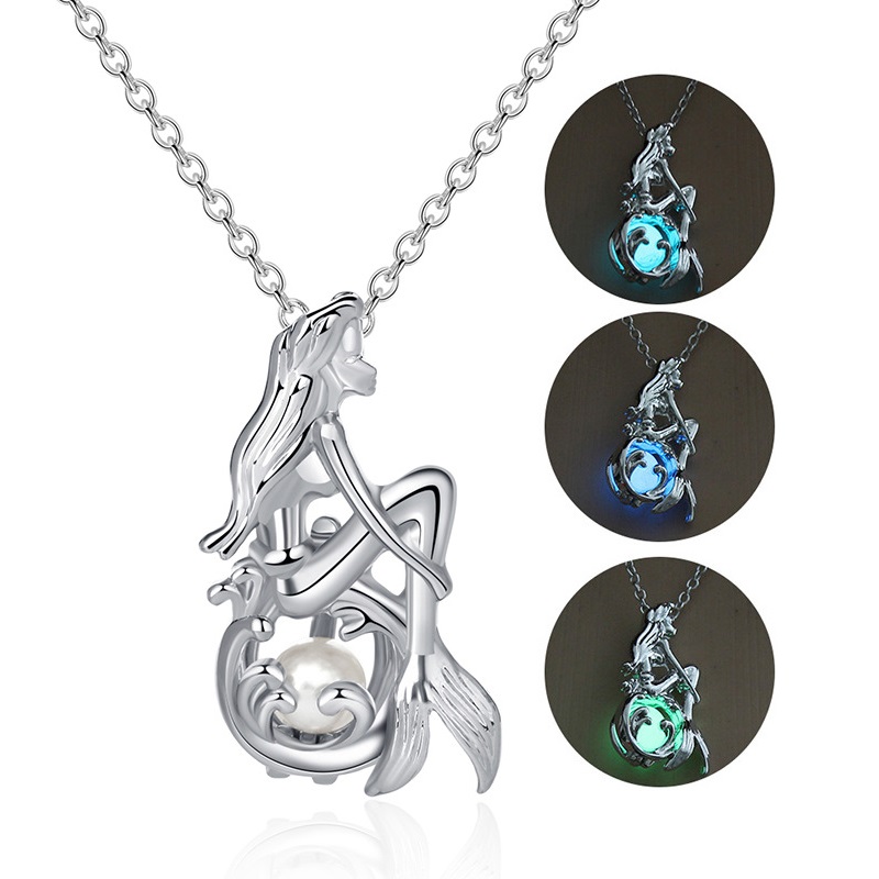 Luminous Hollow Necklace Halloween Ornaments