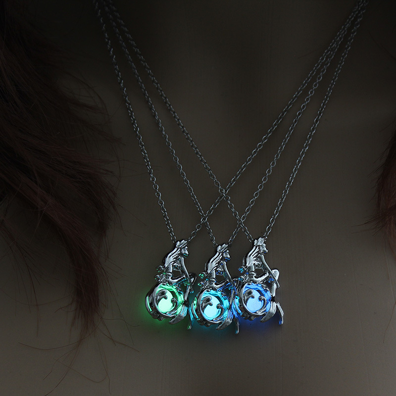 Alternative view of Luminous Hollow Necklace Halloween Ornaments