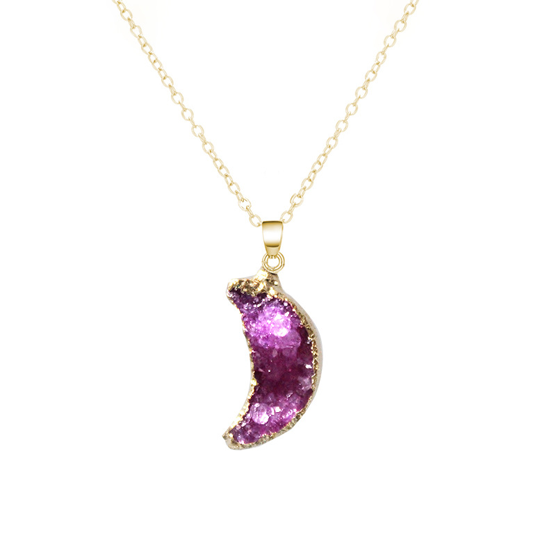 Moon Cluster Crystal Necklace Wholesale - Image 3