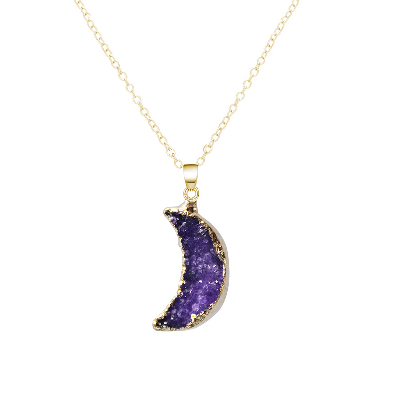 Moon Cluster Crystal Necklace Wholesale - Image 4