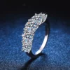 3.6 Carat Moissanite Ring 925 Sterling Silver