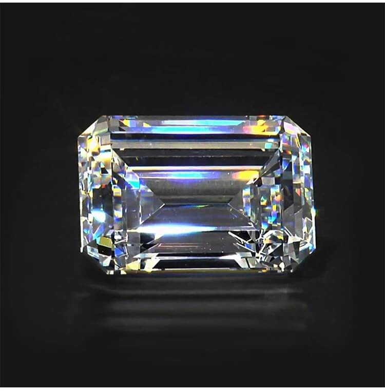 Emerald Cut Loose Stone Moissanite Bulk