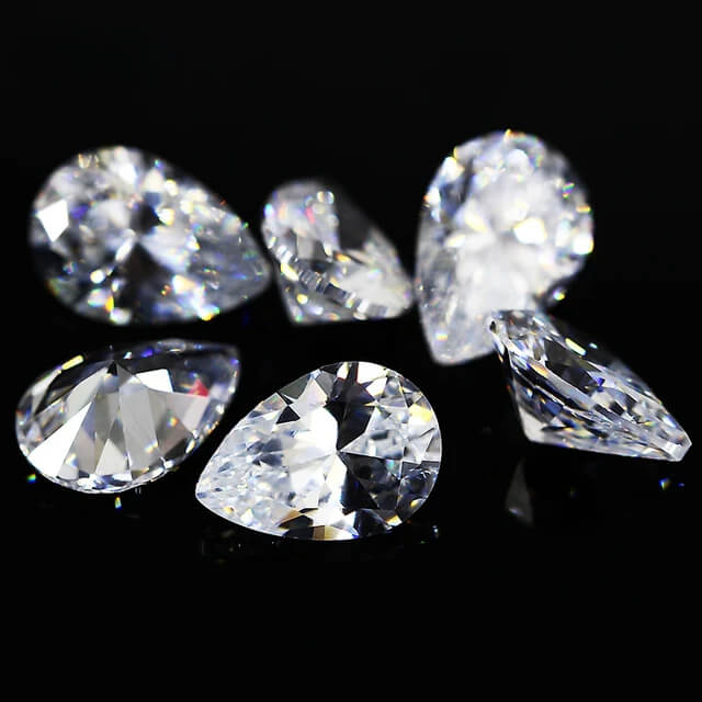 Pear Shaped Loose Moissanite Wholesale VVS1 - Image 5