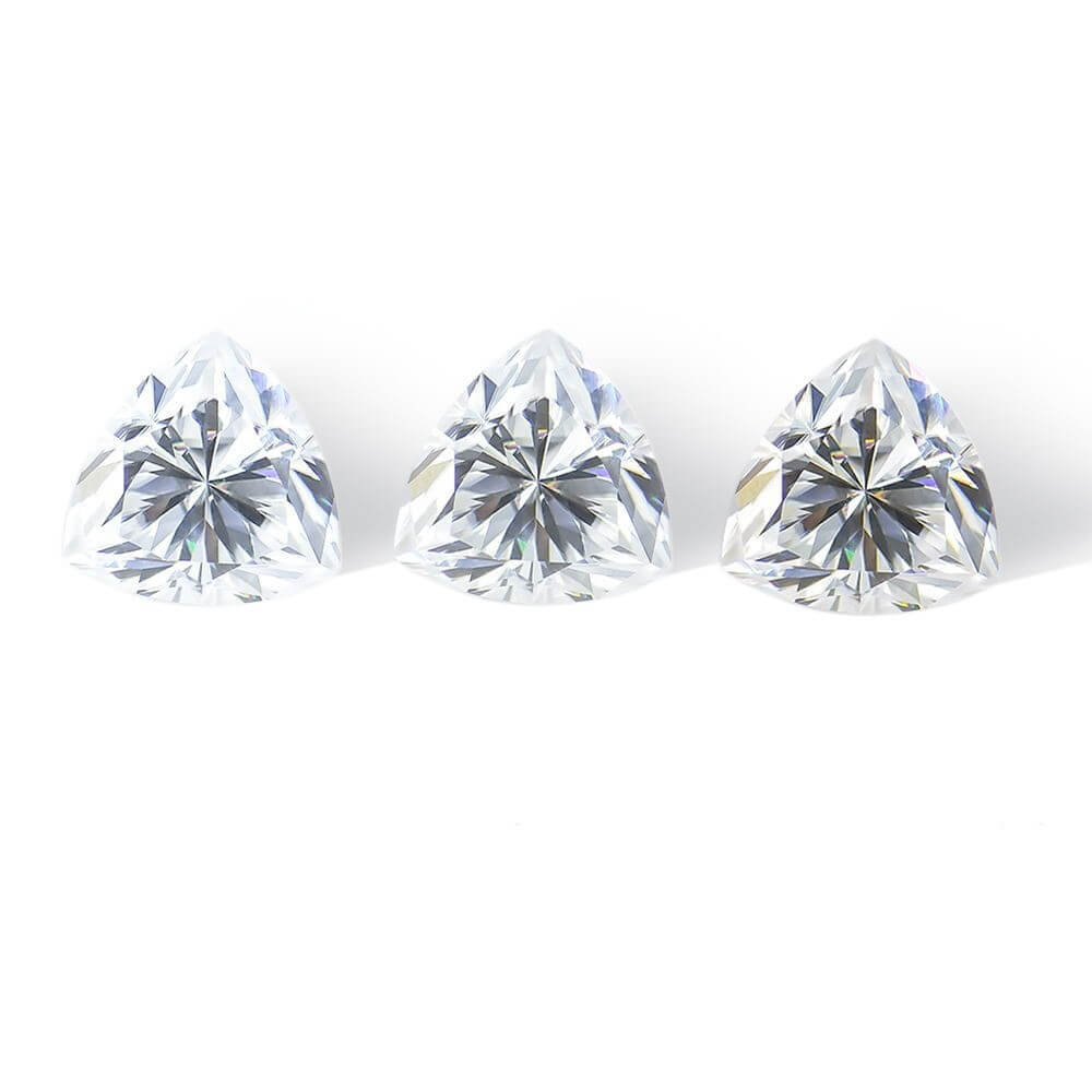 Trillion Cut Moissanite Loose Stones Wholesale - Image 4