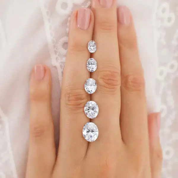 VVS1 Oval Loose Moissanite Wholesale D/E F/G H - Image 5
